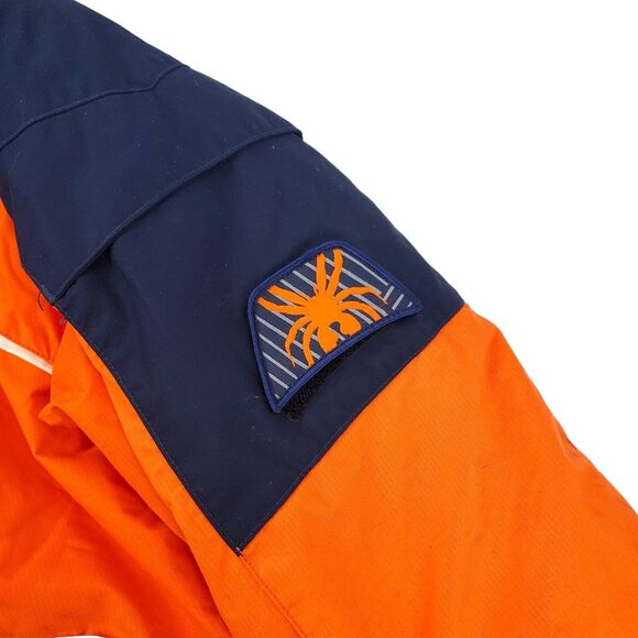 Vintage SPYDER Jacket KIDS 20/XXL Orange Hooded Winter Ski SnowBoarding Outdoor - Picture 10 of 14